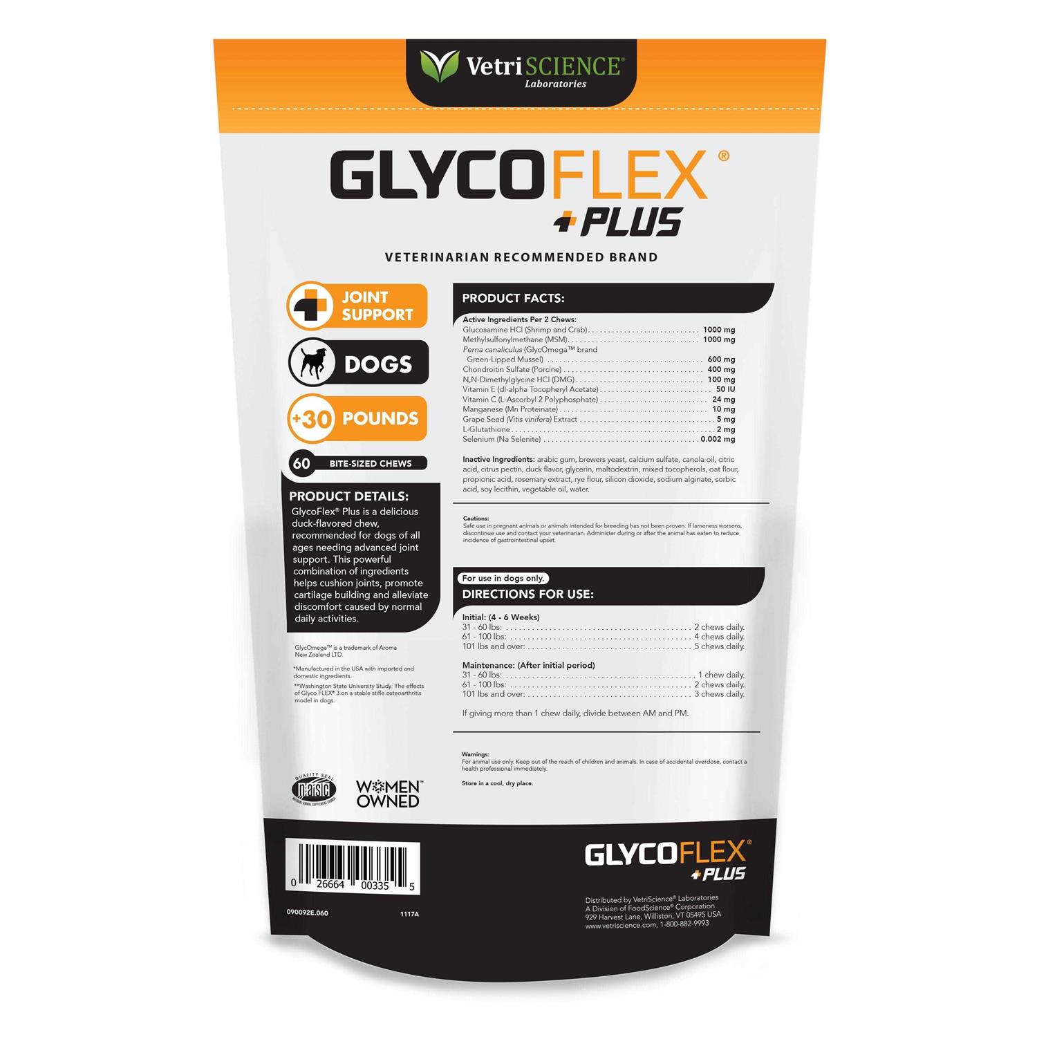 VetriScience GlycoFlex Plus for Dogs