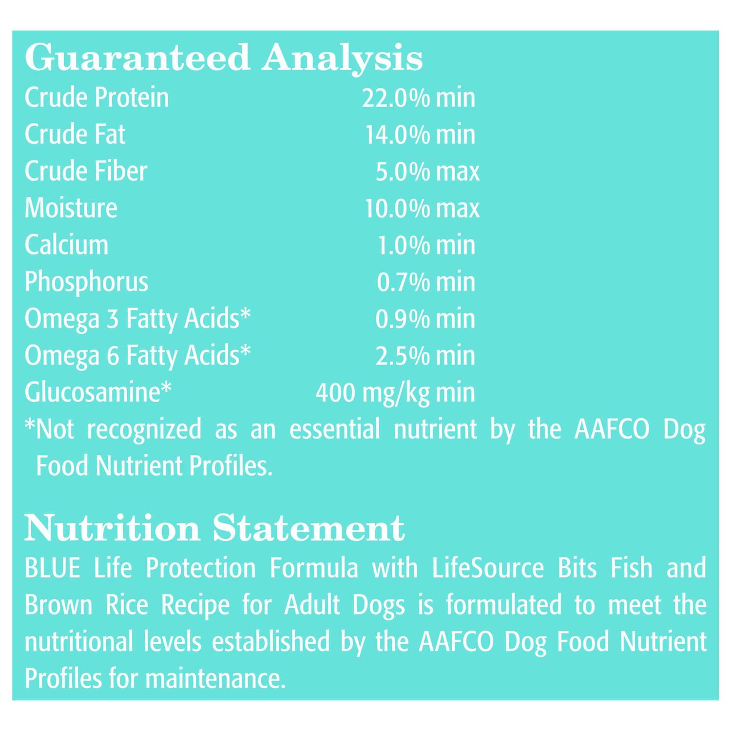 Blue Buffalo Life Protection Formula Fish & Brown Rice Adult Dry Dog Food