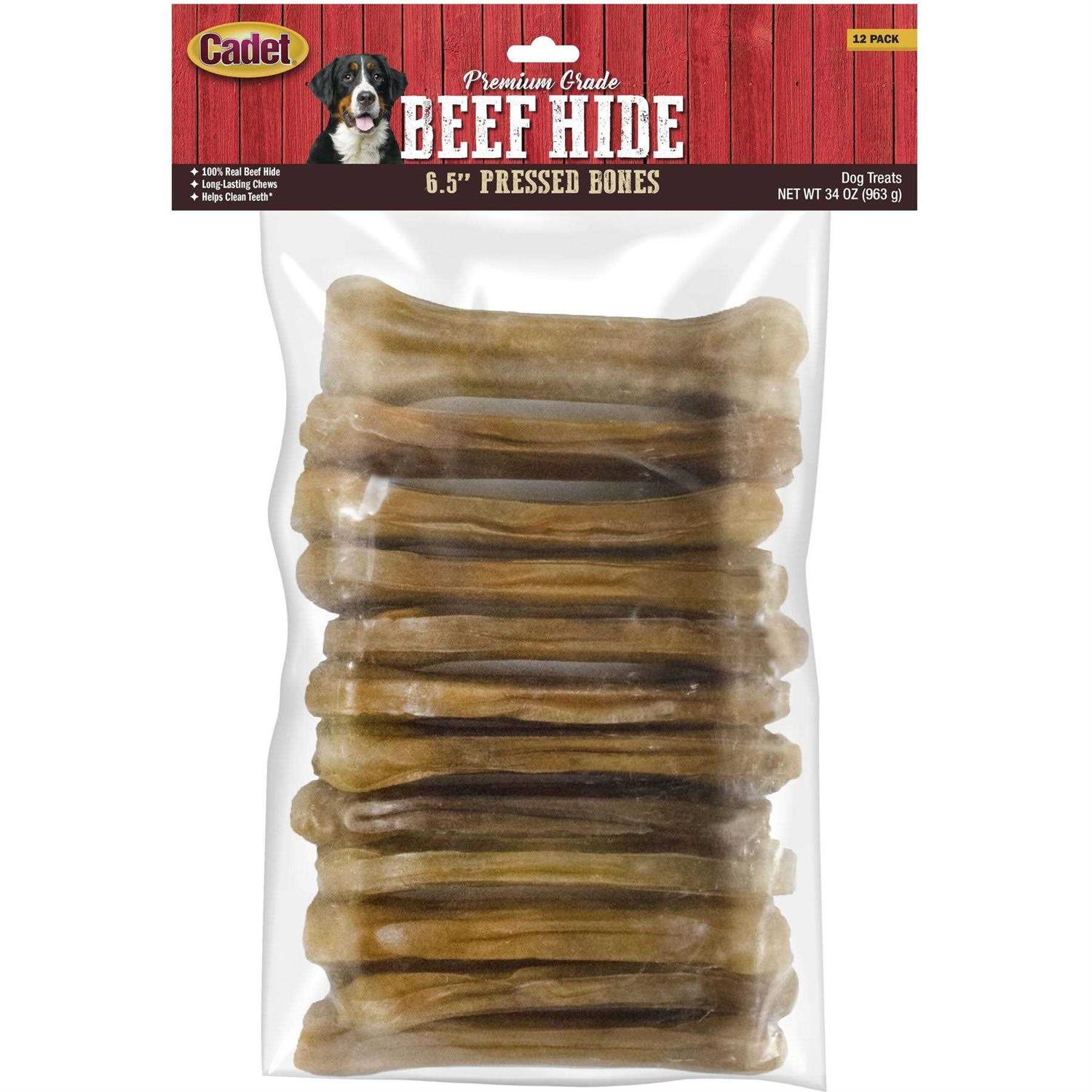Cadet Pressed Rawhide Bones