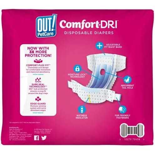 Out! Disposable Female Dog Diapers