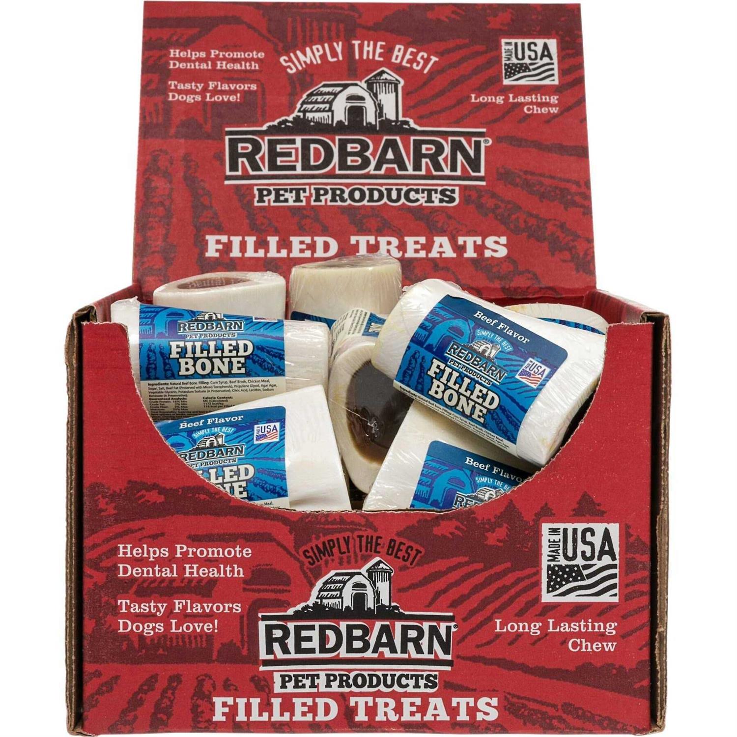Redbarn Small Peanut Butter Filled Bones Dog Treats