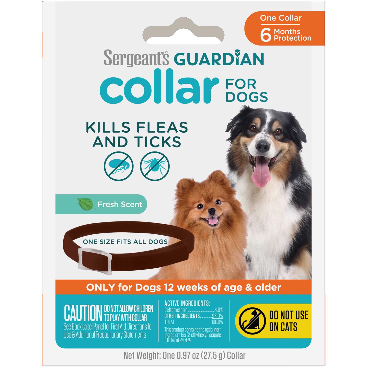 Sergeant’s Guardian Flea & Tick Collar for Dogs