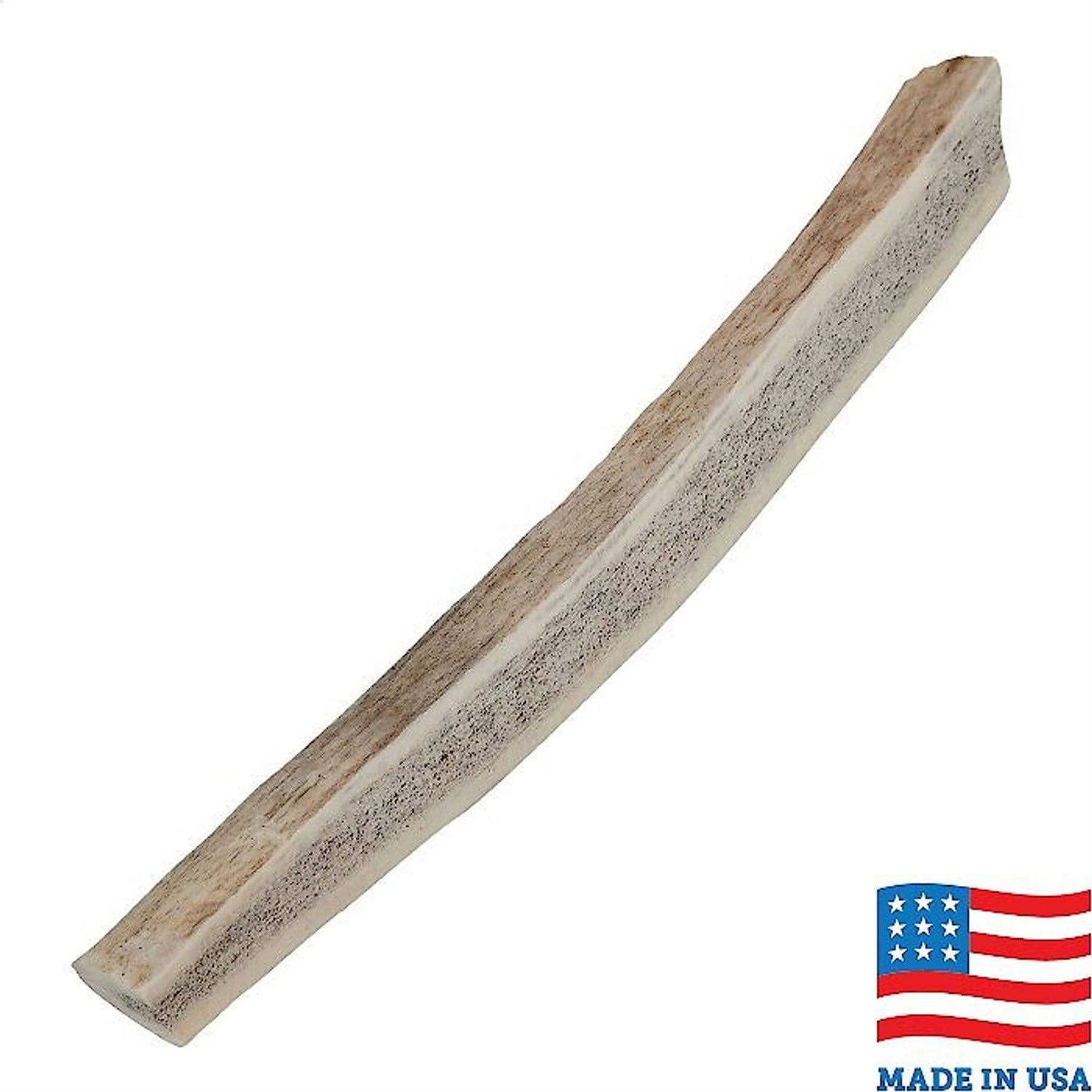 Bones & Chews Made in USA Elk Antler Split with Liver Flavor Dog Chew