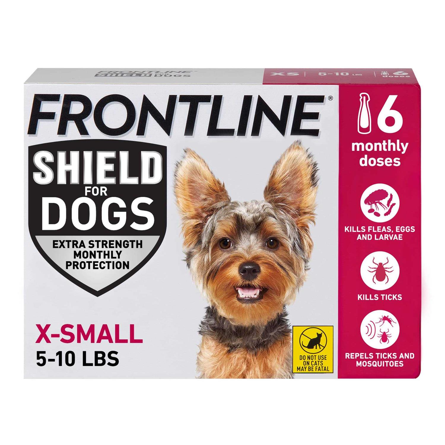 Frontline Shield Flea & Tick Treatment for Extra Small Dogs