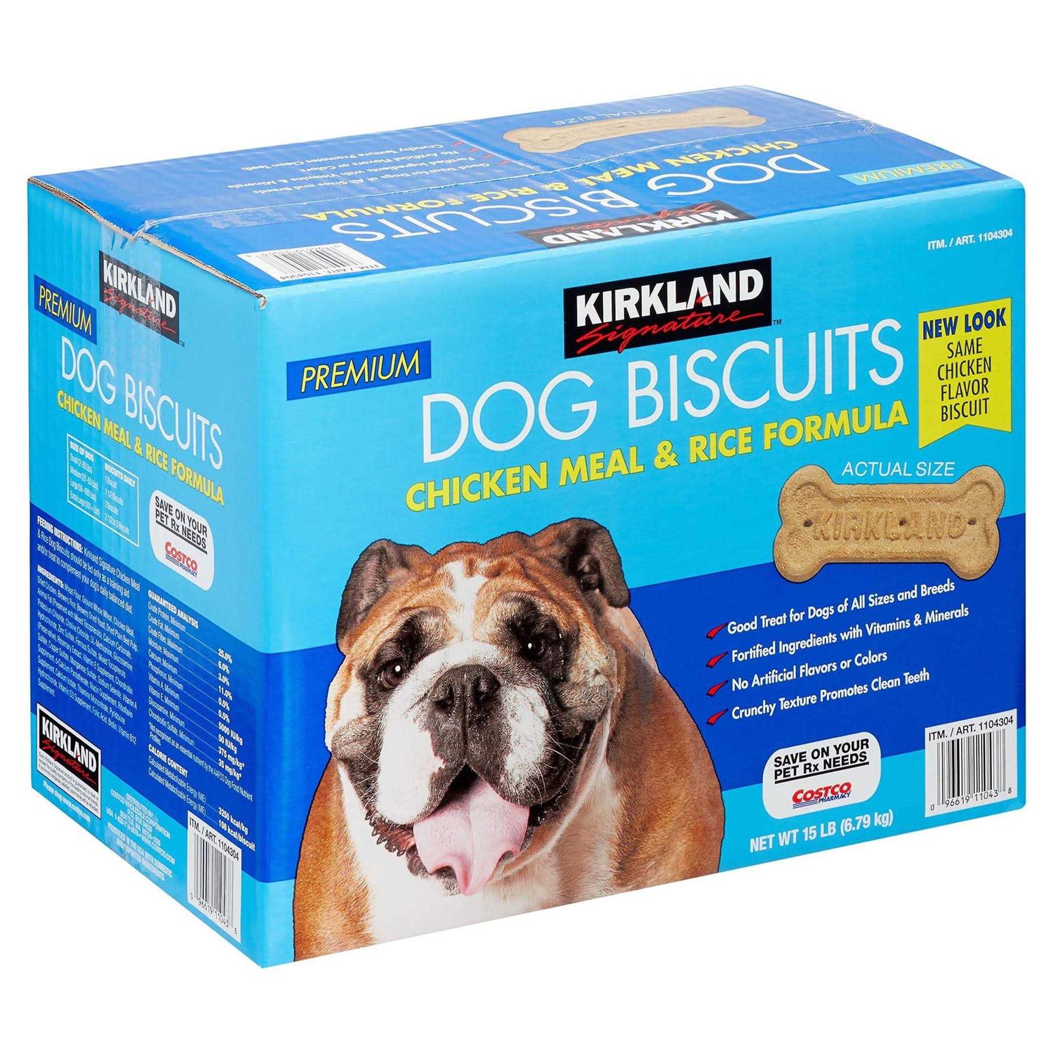 Kirkland Signature Chicken Meal & Rice Formula Dog Biscuits