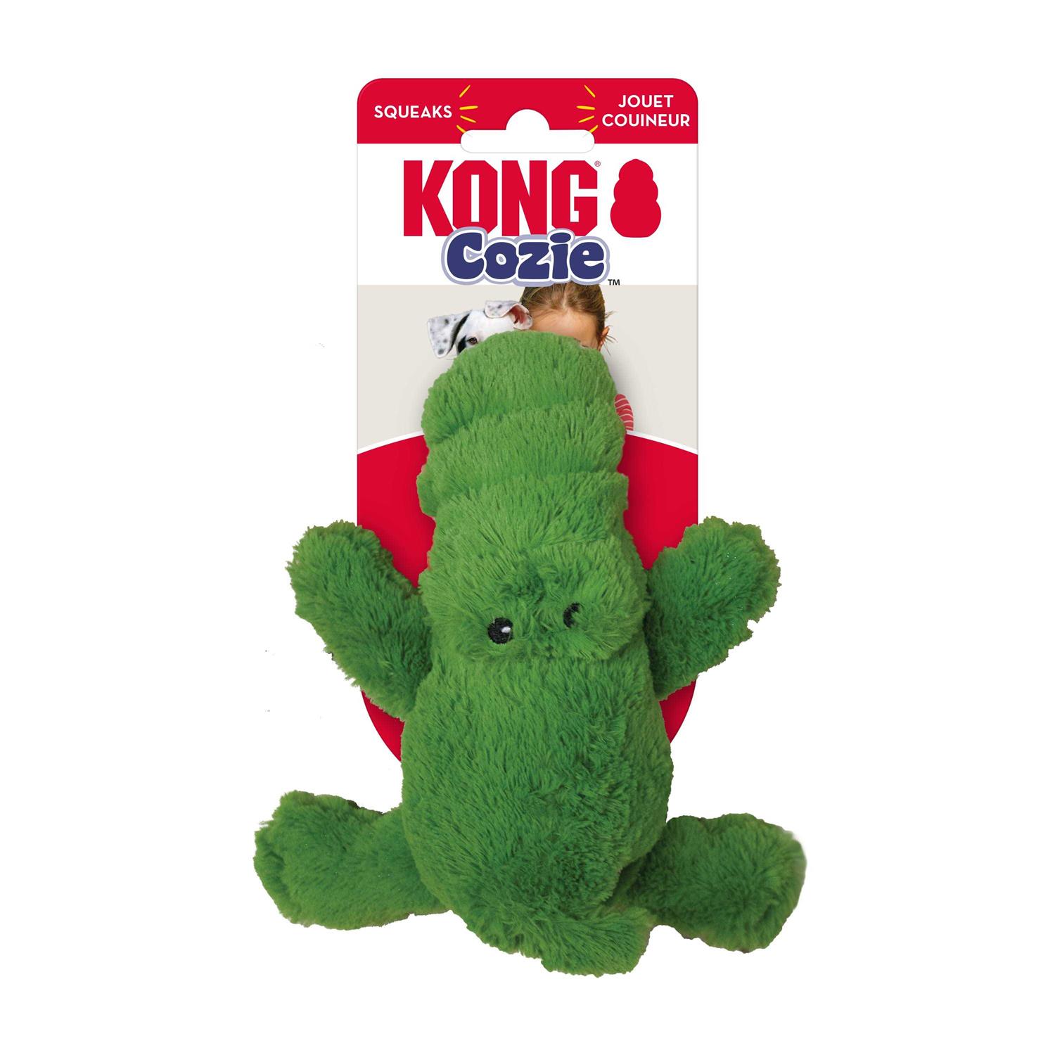 KONG Ali Alligator Cozie Dog Toy