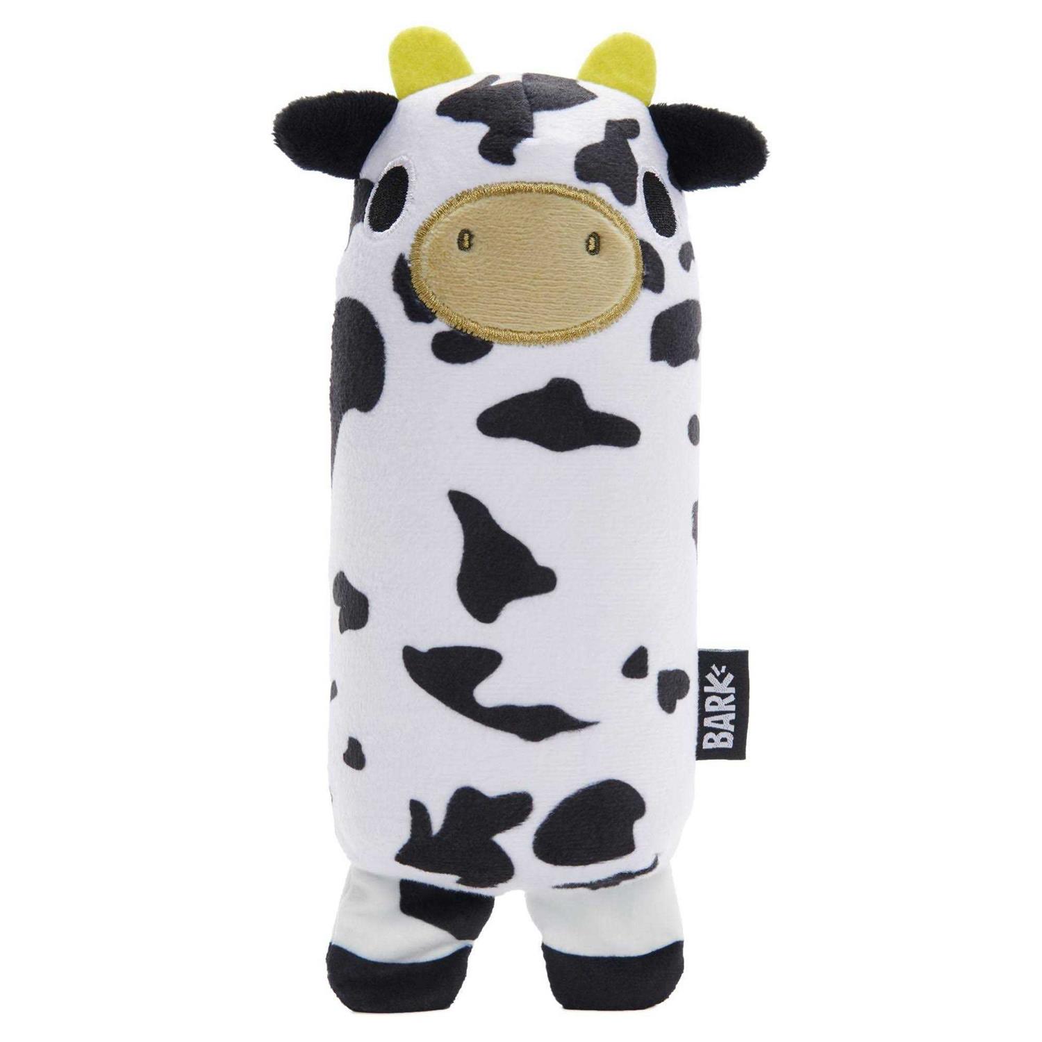 BARK Super Chewer Cow Dog Toy