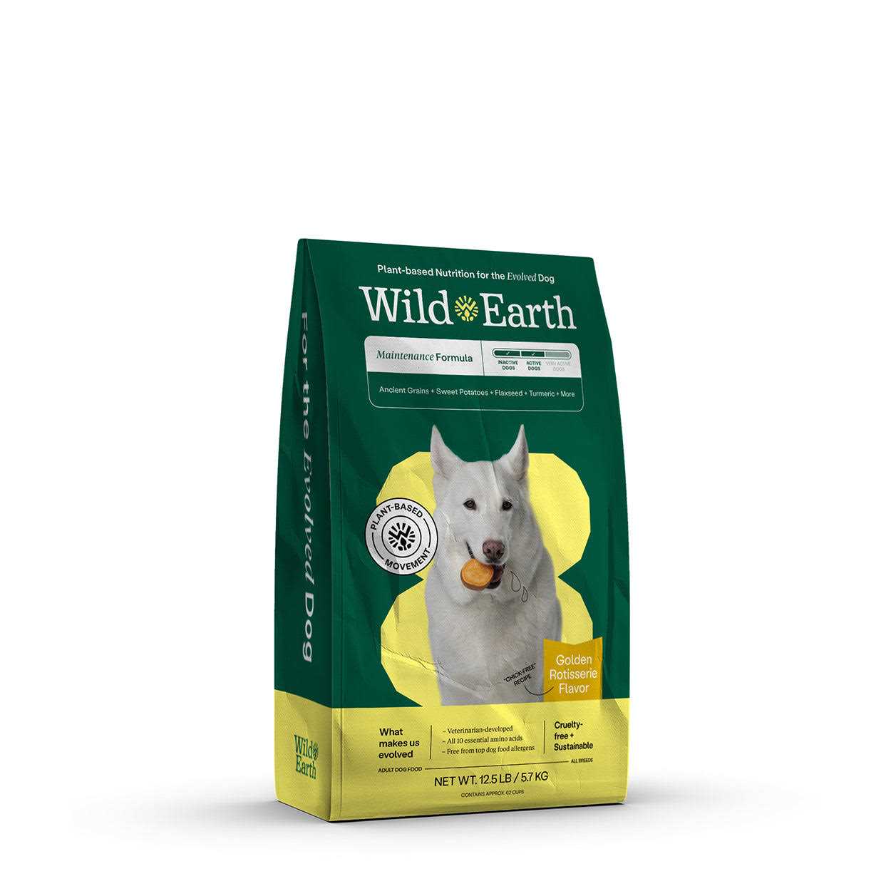 Wild Earth Golden Rotisserie Flavor Maintenance Formula Dry Dog Food