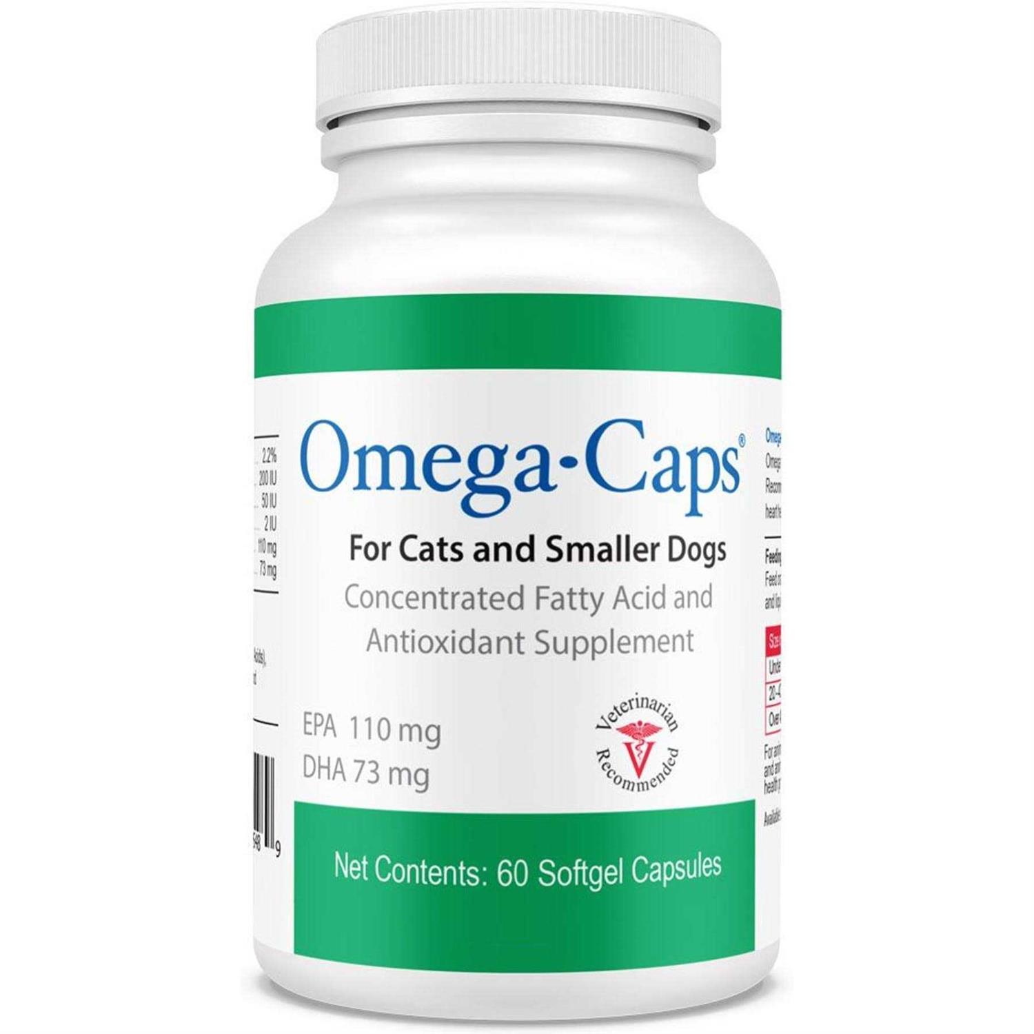 Omega-Caps Softgel Capsules for Cats & Small Dogs