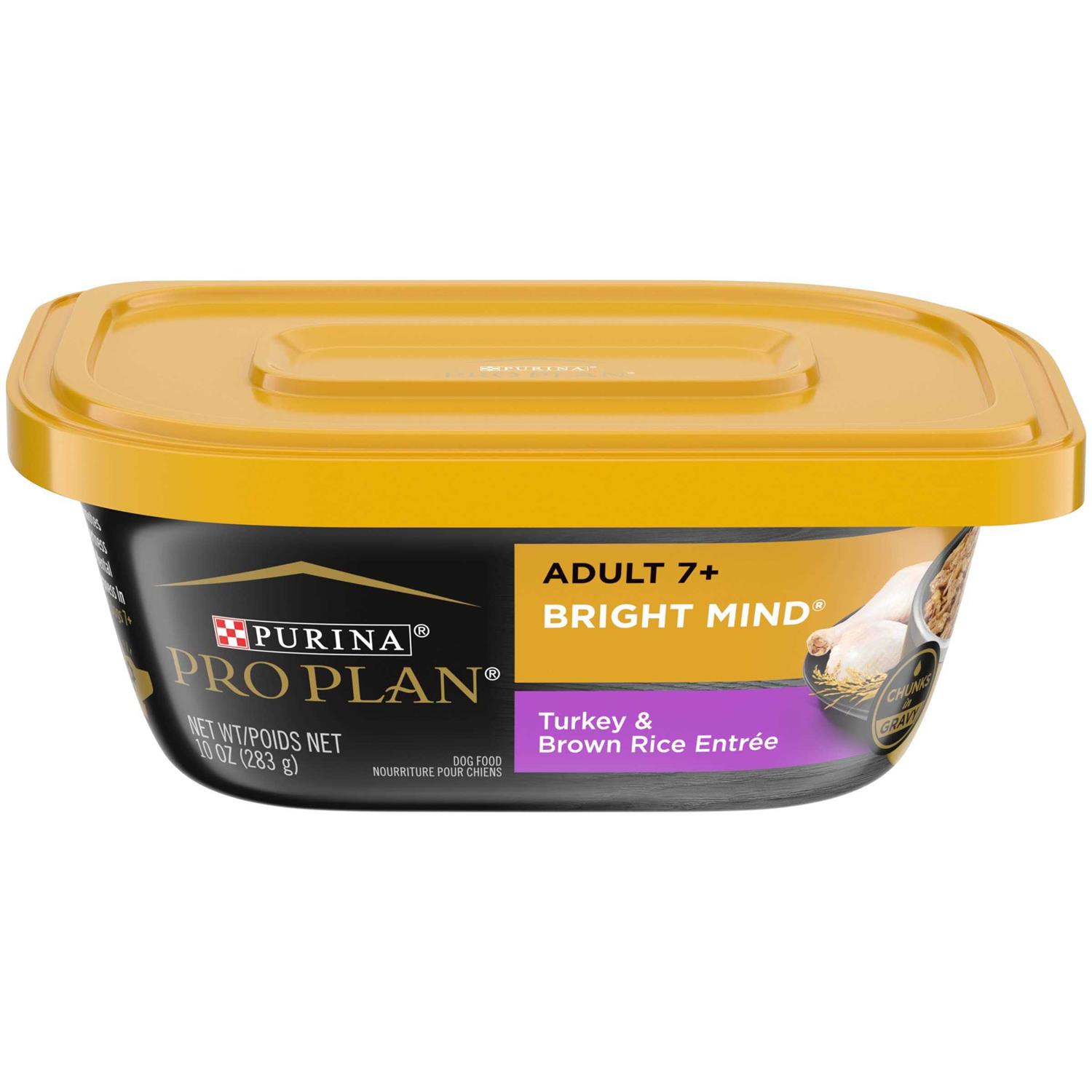 Purina Pro Plan Bright Mind Senior Adult 7+ Brown Rice Entree Wet Dog Food