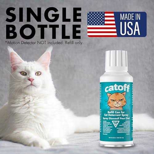 CatOFF Pack Refill Compatible with SSSCAT Indoor Cat Deterrent Spray System