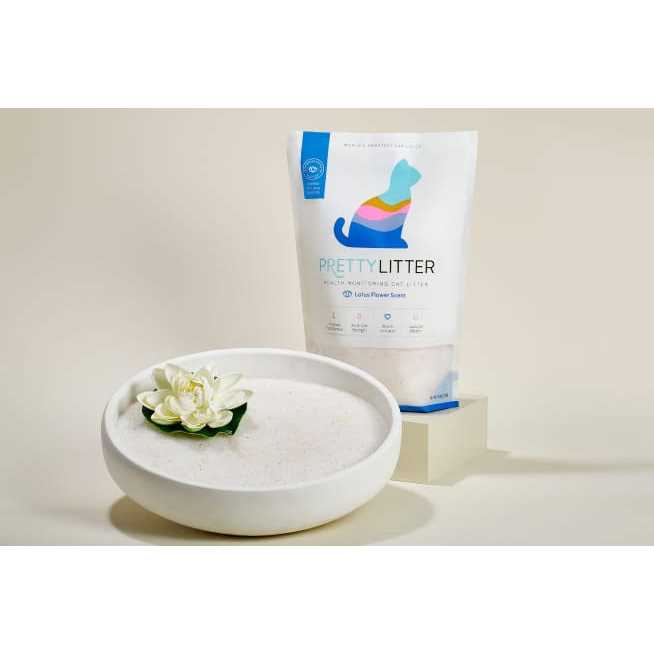 PrettyLitter Lotus Flower Health Monitoring Cat Litter