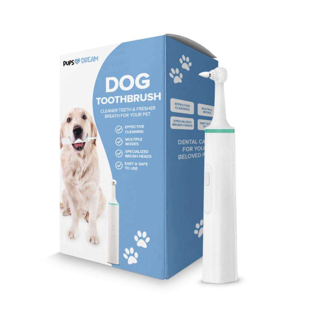 PupsDream Electric Toothbrush for Dogs with Specialized Brush Heads Colour