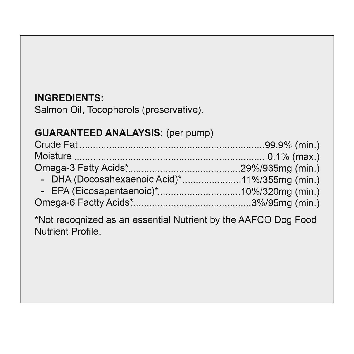 Wild Alaskan Salmon Oil Based Omega 3 Dog Food Supplement