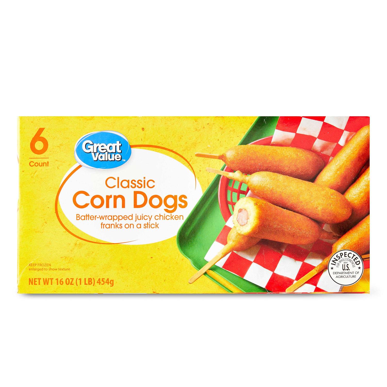 Great Value Frozen Classic Corn Dogs