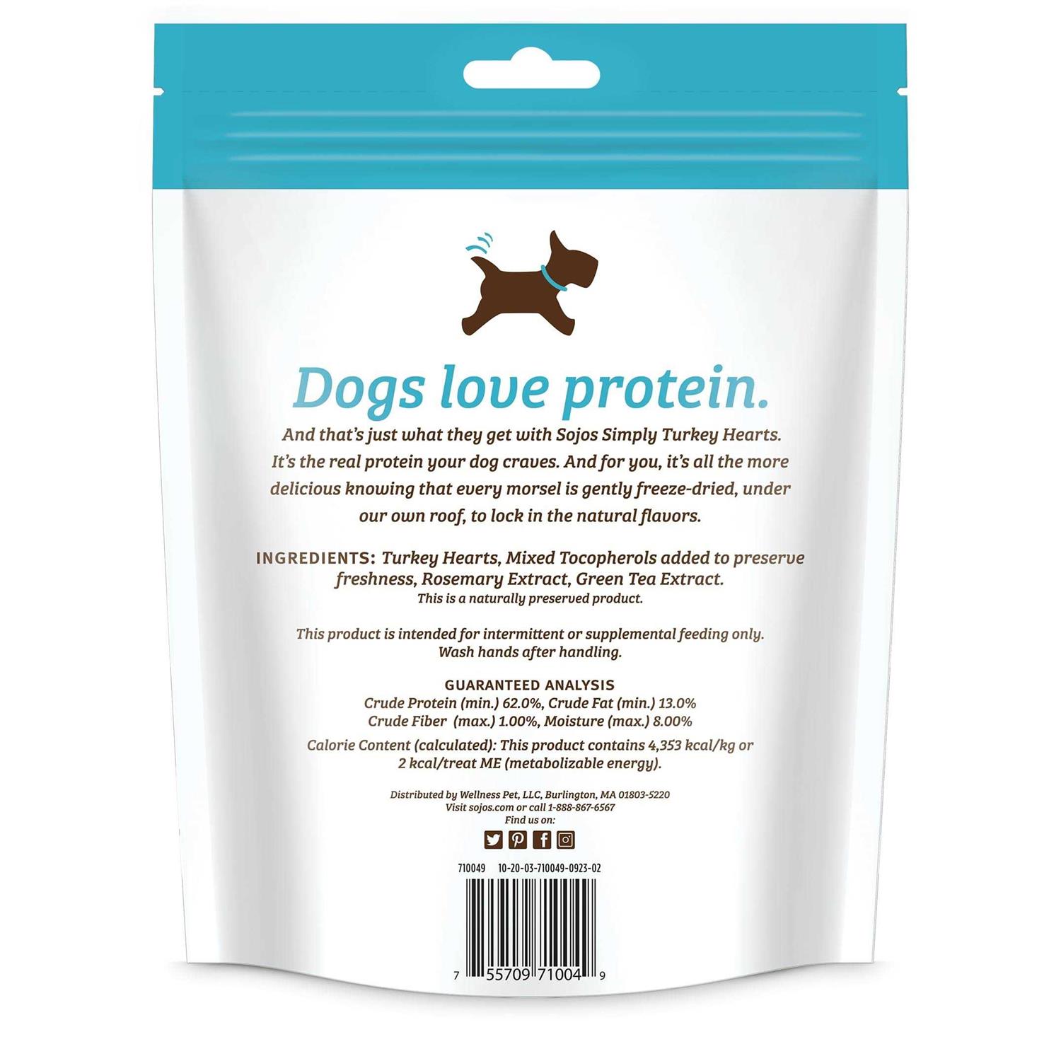 Sojos Simply Turkey Freeze Dried Dog Treats