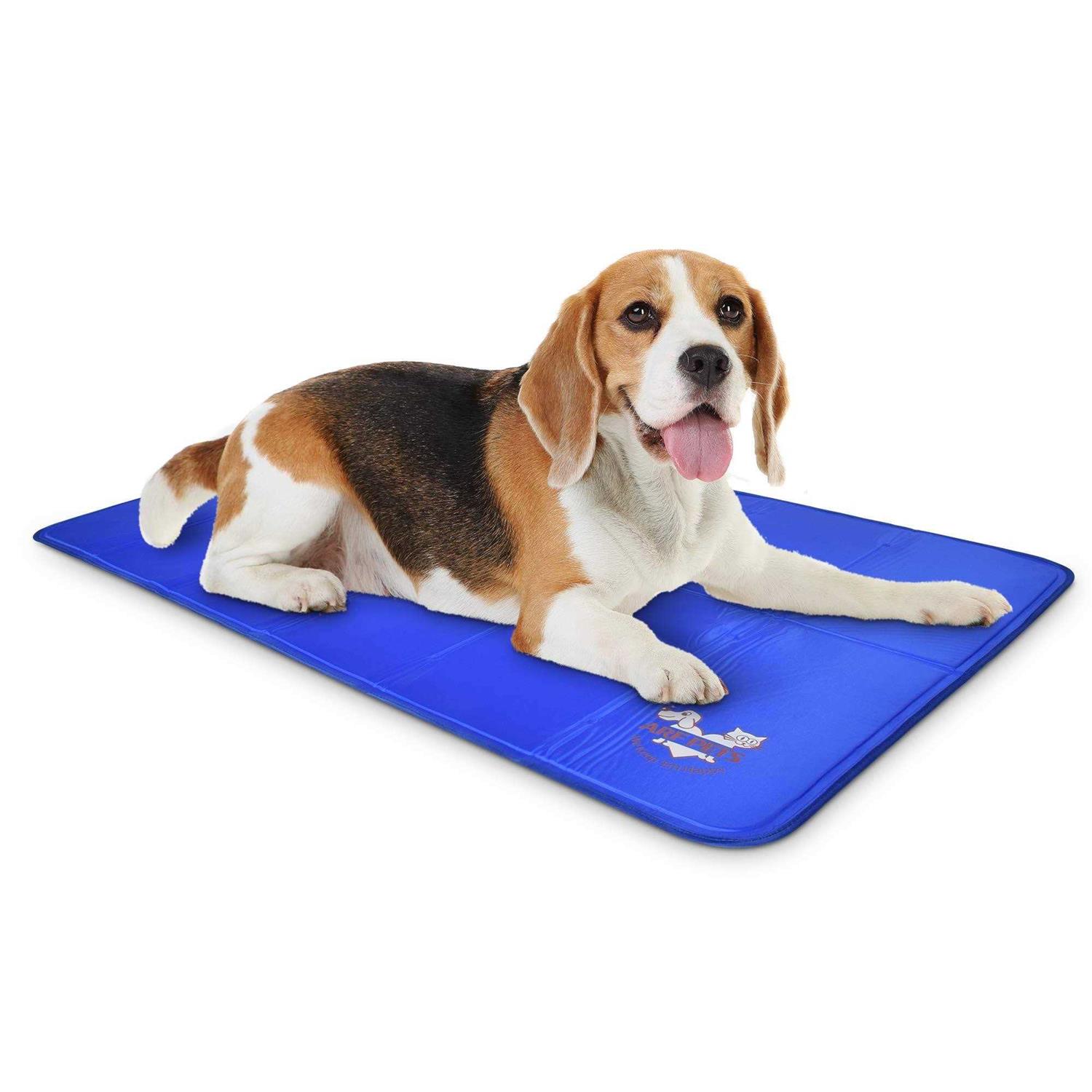 Arf Pets Pet Dog Self Cooling Mat Pad for Kennels Crates and Beds