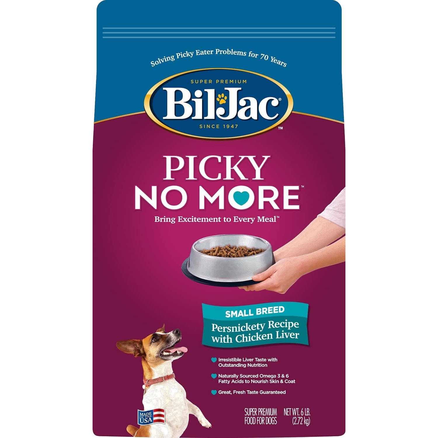 Bil-Jac Picky No More Breed Chicken Liver Recipe Dry Dog Food