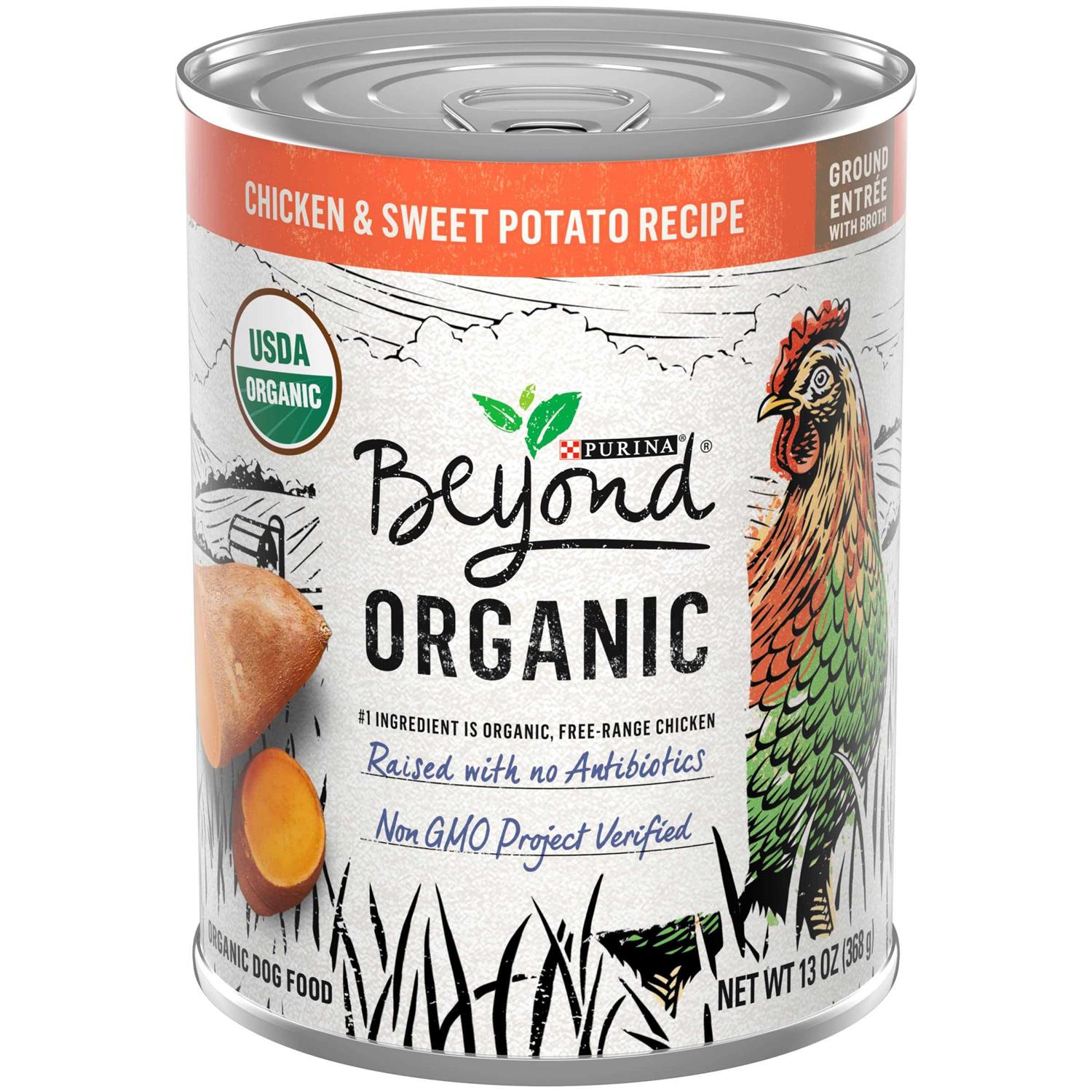 Purina Beyond Organic Chicken Recipe Wet Dog Food