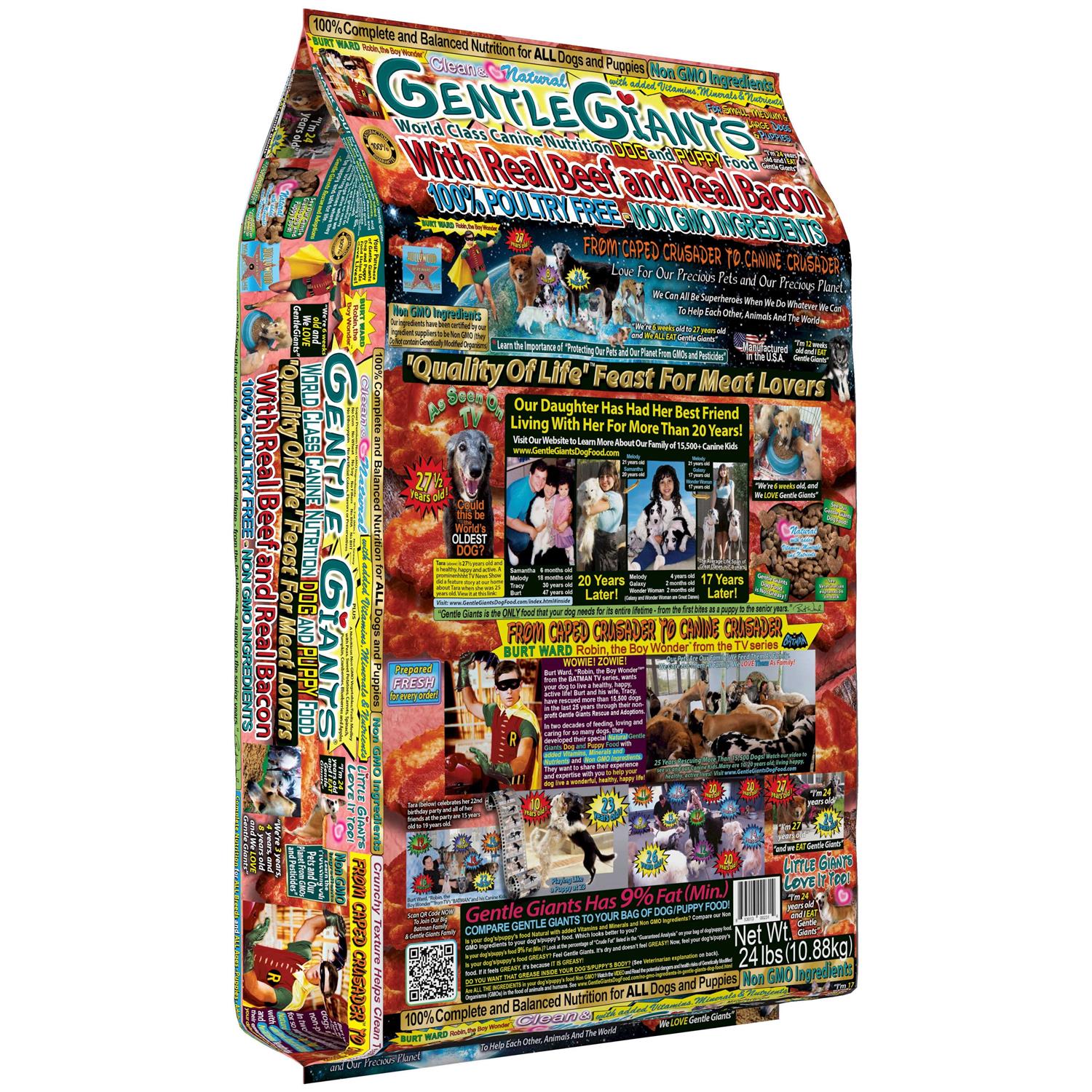 Gentle Giants Real Beef & Bacon Dry Dog Food