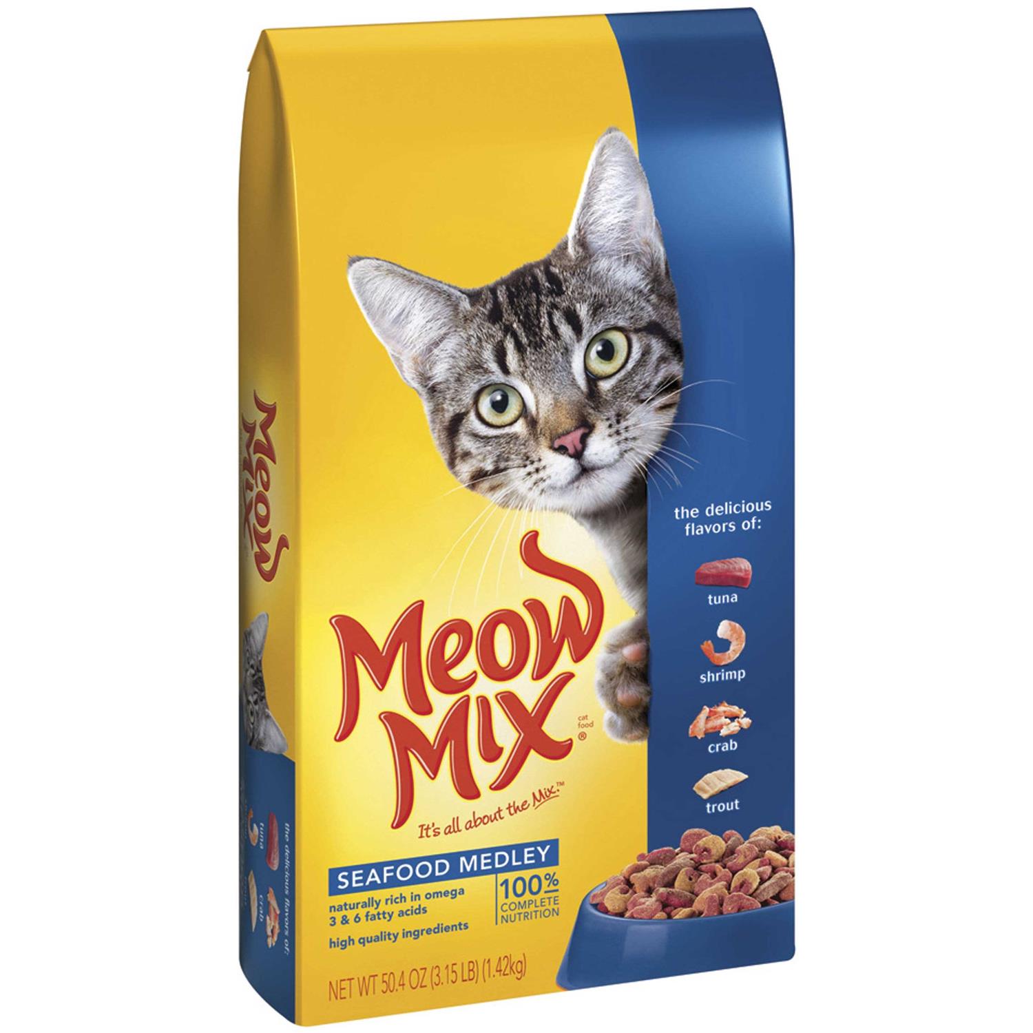 Meow Mix Cat Food Seafood Medley