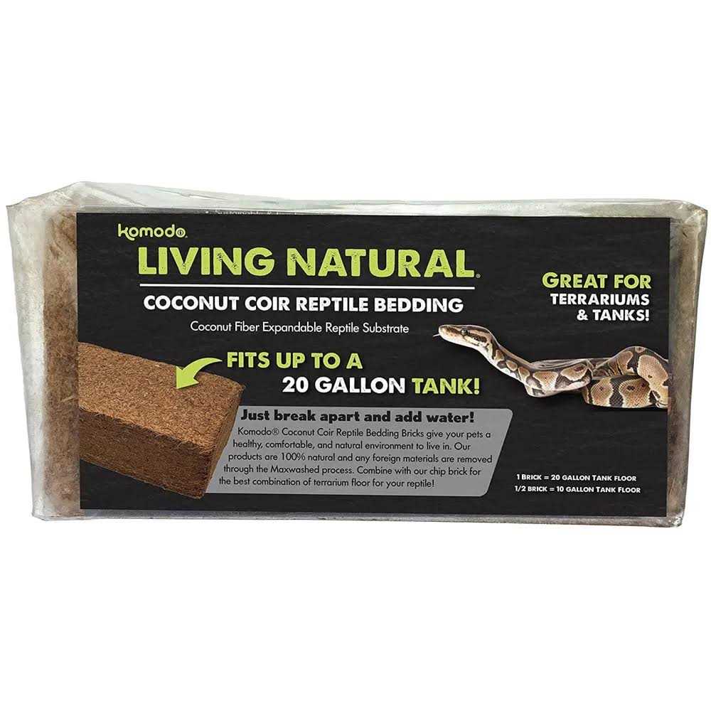 Komodo Living Natural Coconut Coir Reptile Bedding Brick
