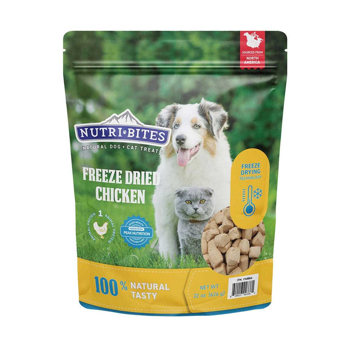 Canature NutriBites Freeze Dried Chicken Dog and Cat Treat 22 Ounce