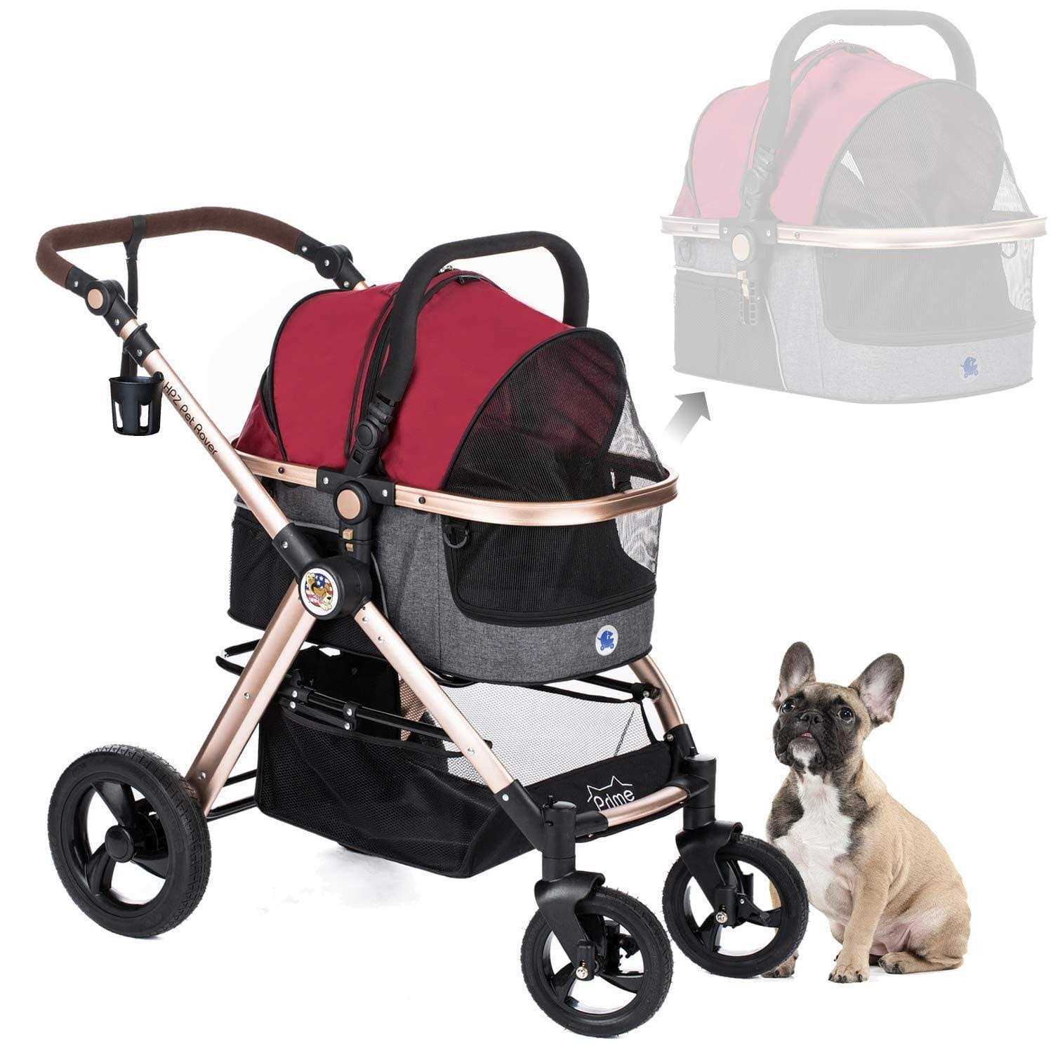 HPZ Pet Rover Prime 3-in-1 Luxury Stroller