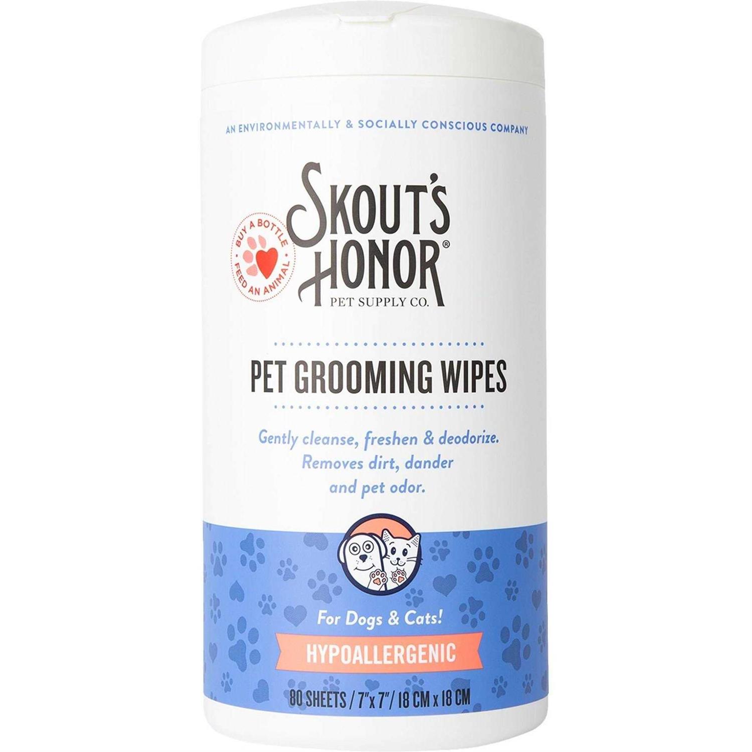 Skout’s Honor Pet Grooming Wipes