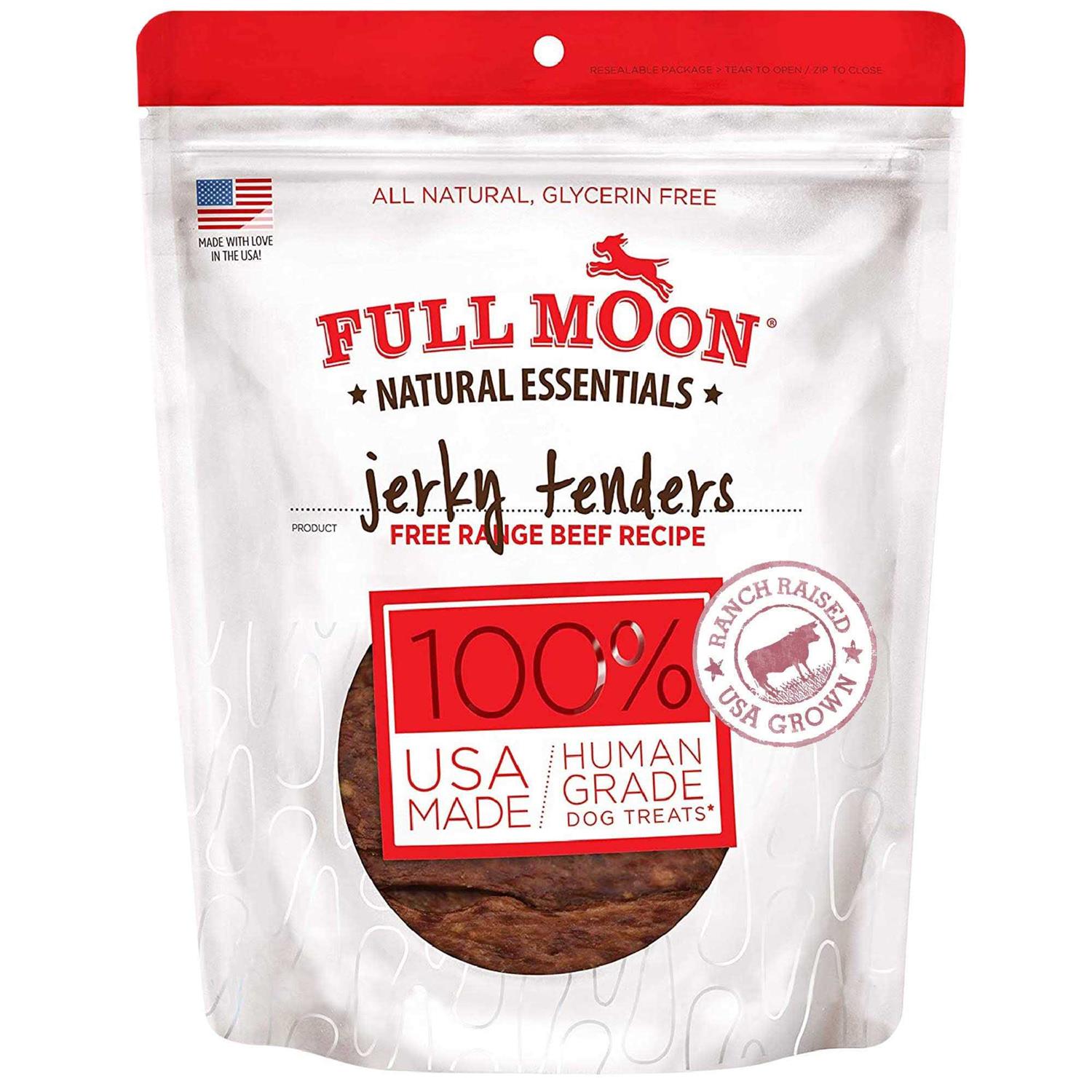 Full Moon Essentials Beef Jerky Tenders Dog Treats