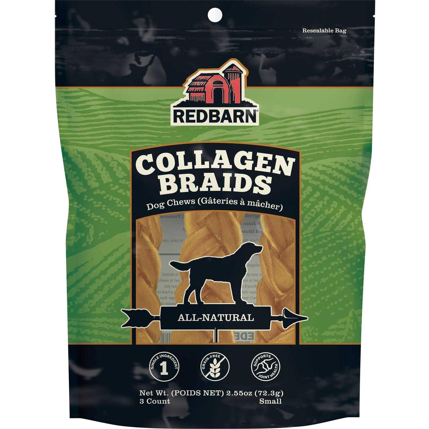 Redbarn Puffed Collagen Braid