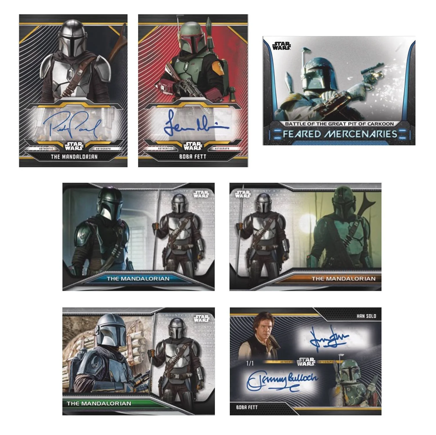 Star Wars Topps 2021 Bounty Hunters Trading Card Hobby Box (24 Packs ...