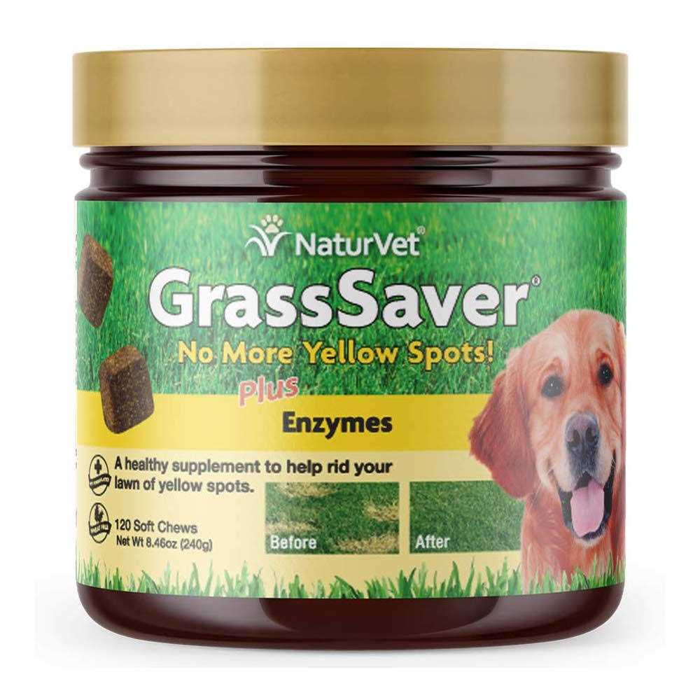 NaturVet GrassSaver Plus Enzymes for Dogs 240 Soft Chews