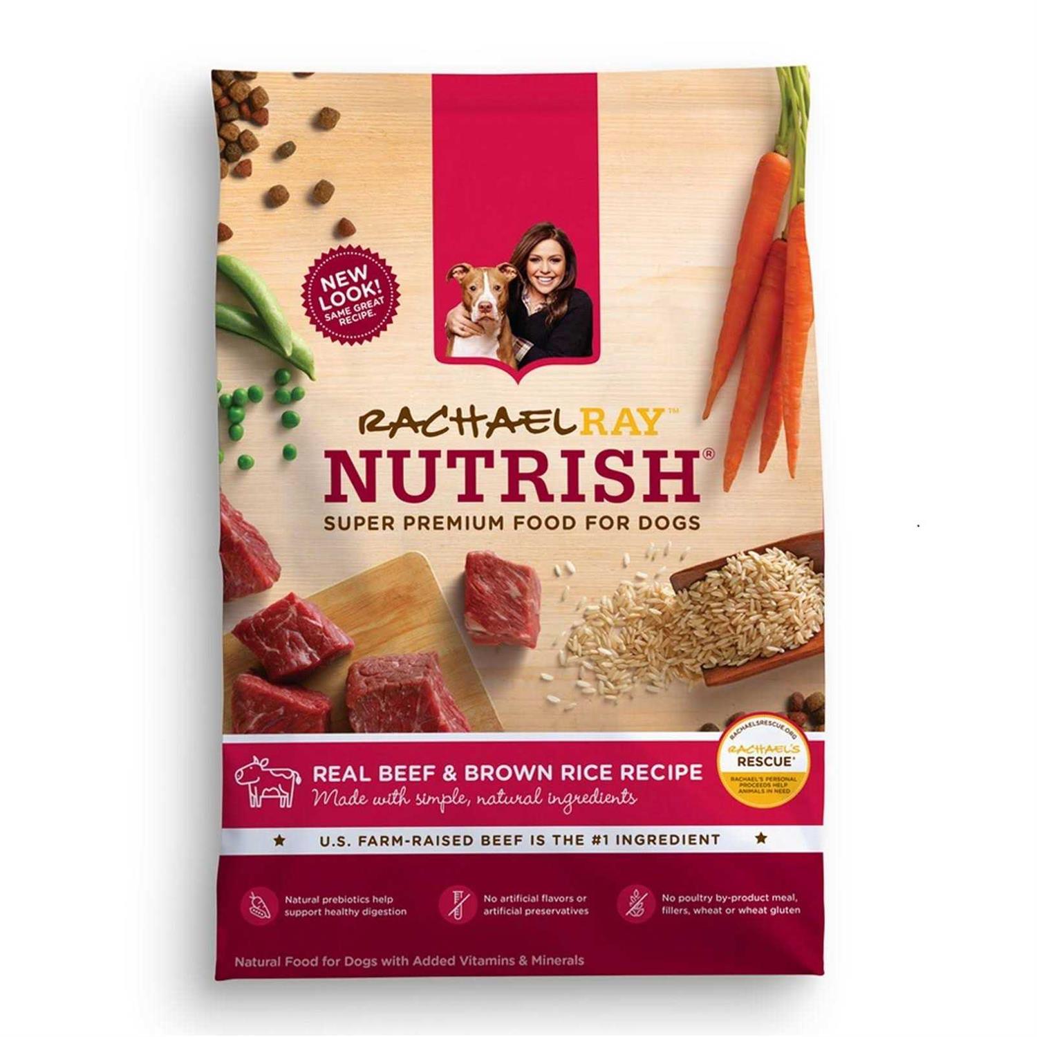 Rachael Ray Nutrish Real Beef Pea & Brown Rice Dry Dog Food