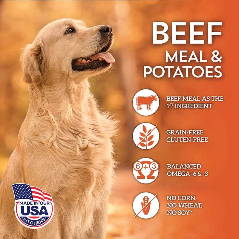 Wholesomes Grain Free Beef Meal & Potatoes Recipe Dry Dog Food