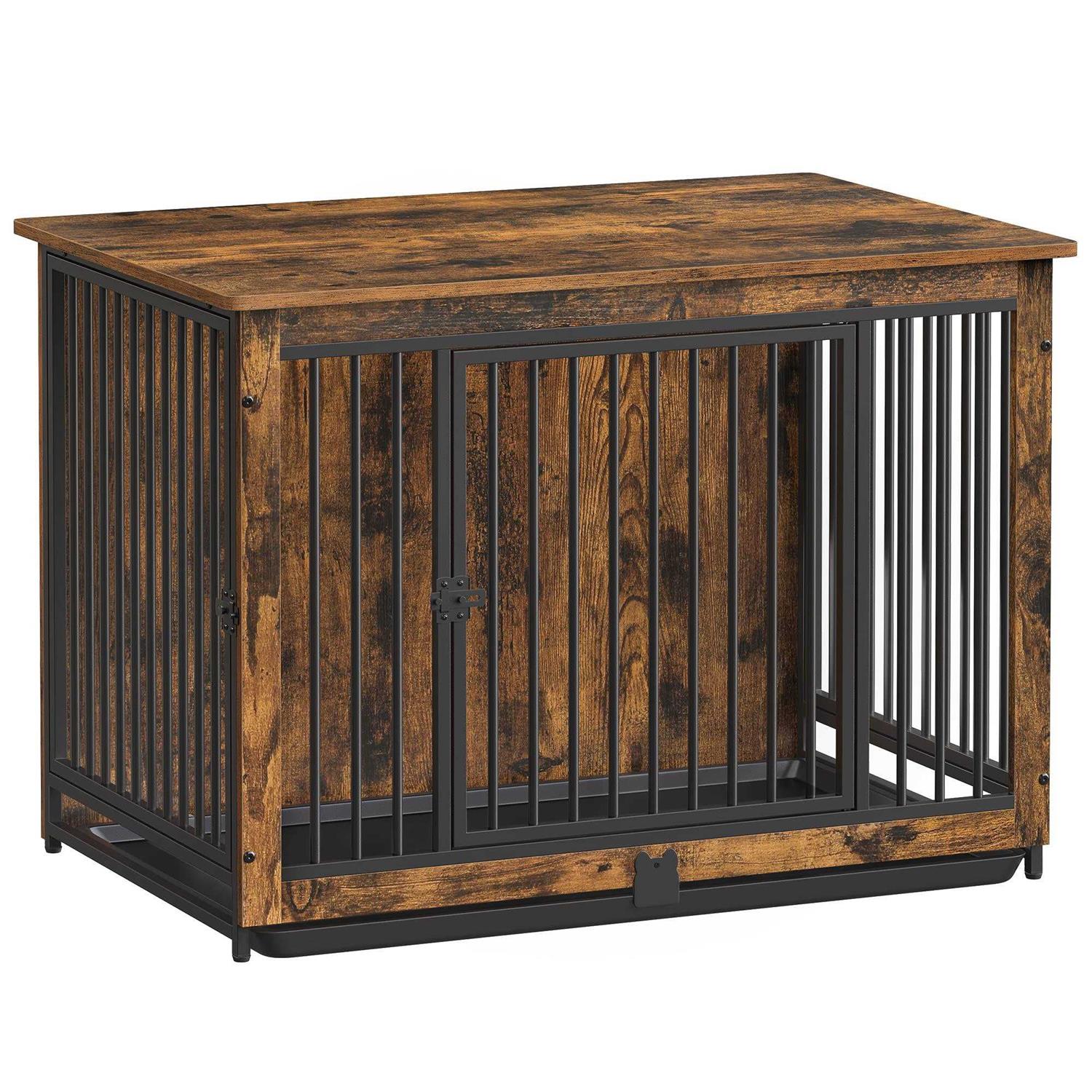 Feandrea Dog Crate Furniture Dog Kennel for Medium Dogs up to 70 lb