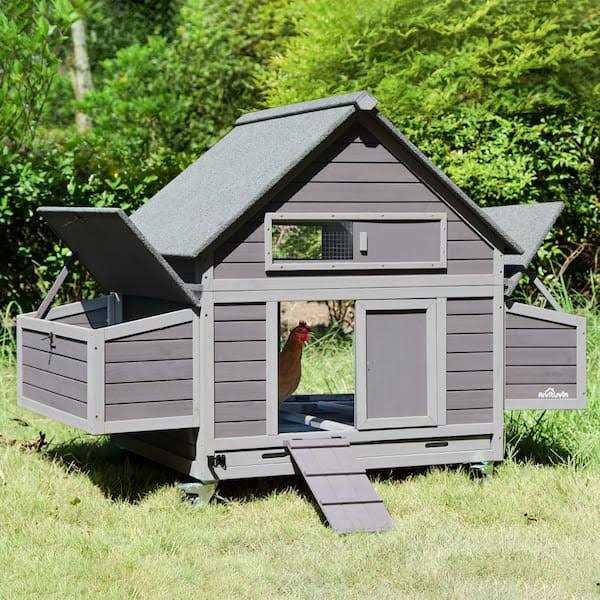 aivituvin Large Chicken Tractor for 2-3 Chickens AIR67