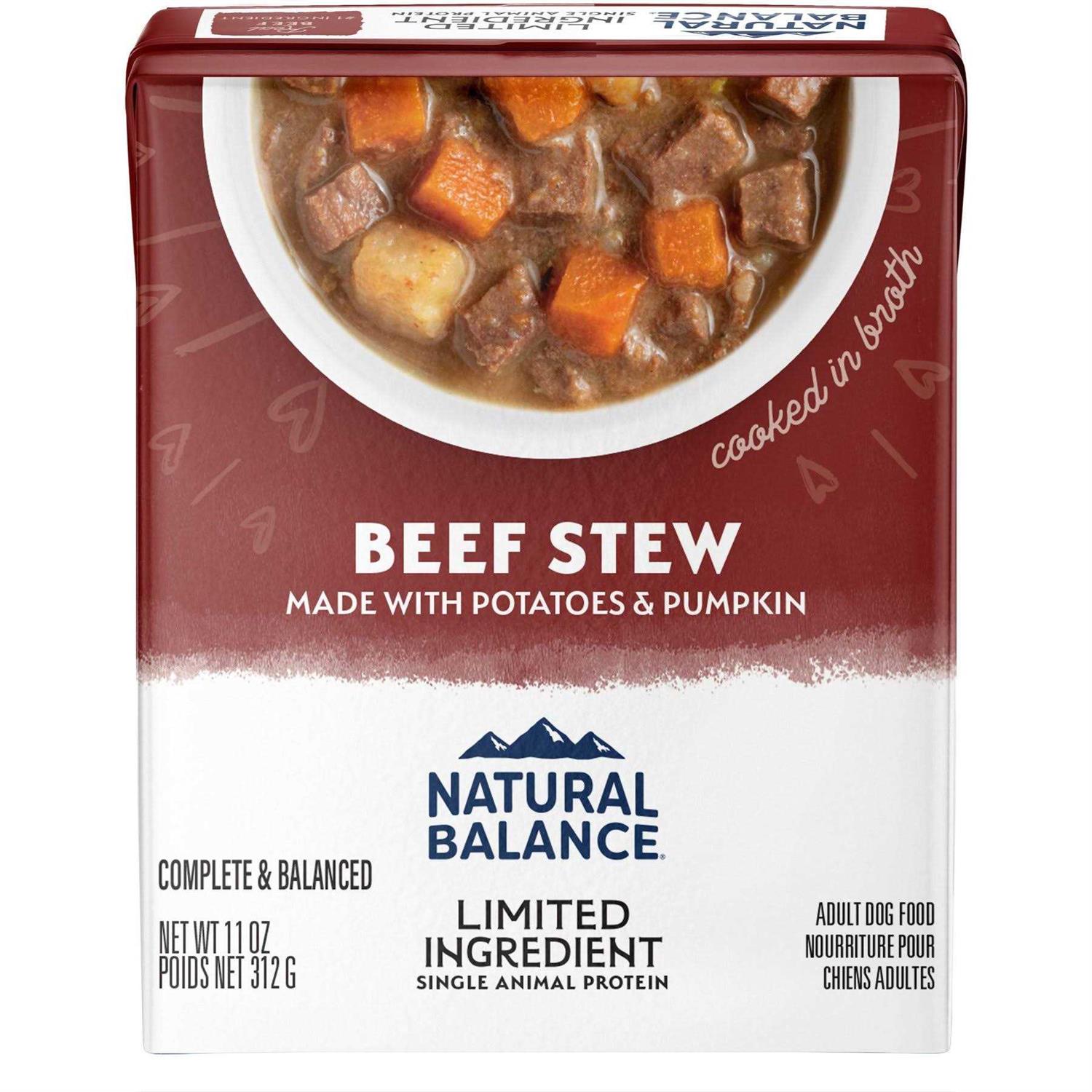 Natural Balance Limited Ingredient Stew Wet Dog Food