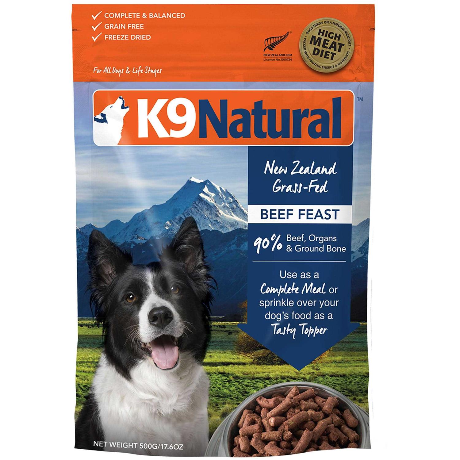 K9 Natural Beef Feast Freeze-Dried Dog Food