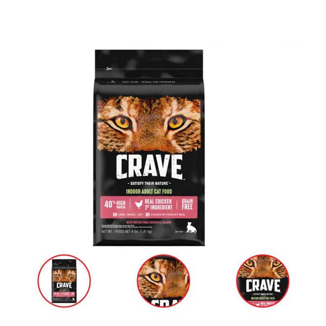 Crave Chicken Adult Protein Grain Free Dry Cat Food