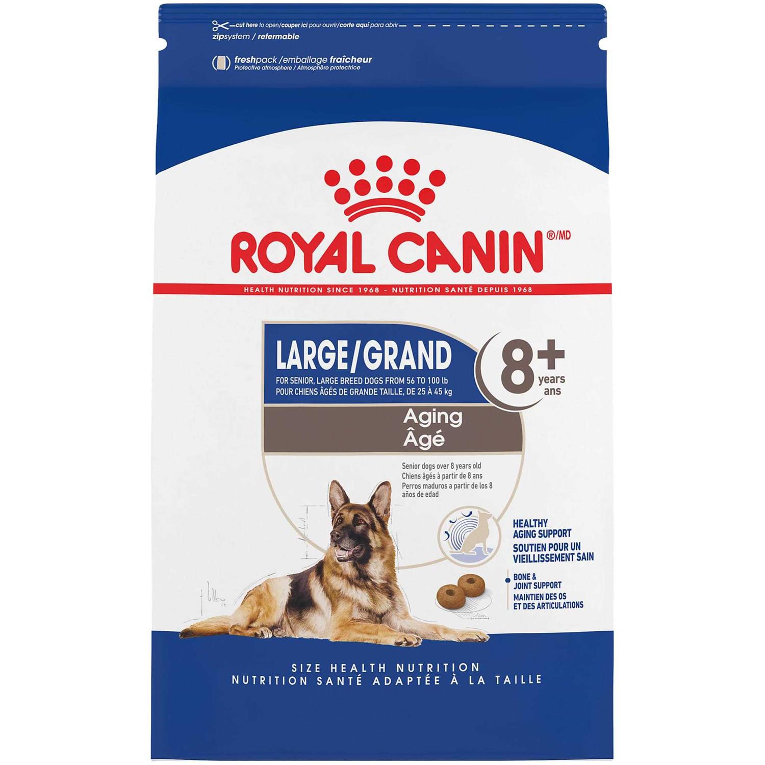 Royal Canin Size Health Nutrition Large Aging 8+ Dry Dog Food