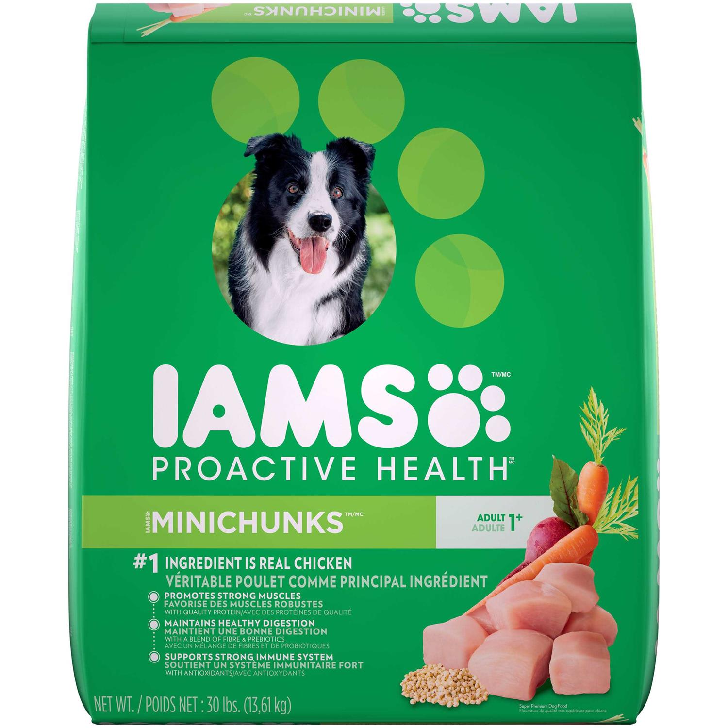 Iams Adult ProActive Health Minichunks Chicken Dry Dog Food
