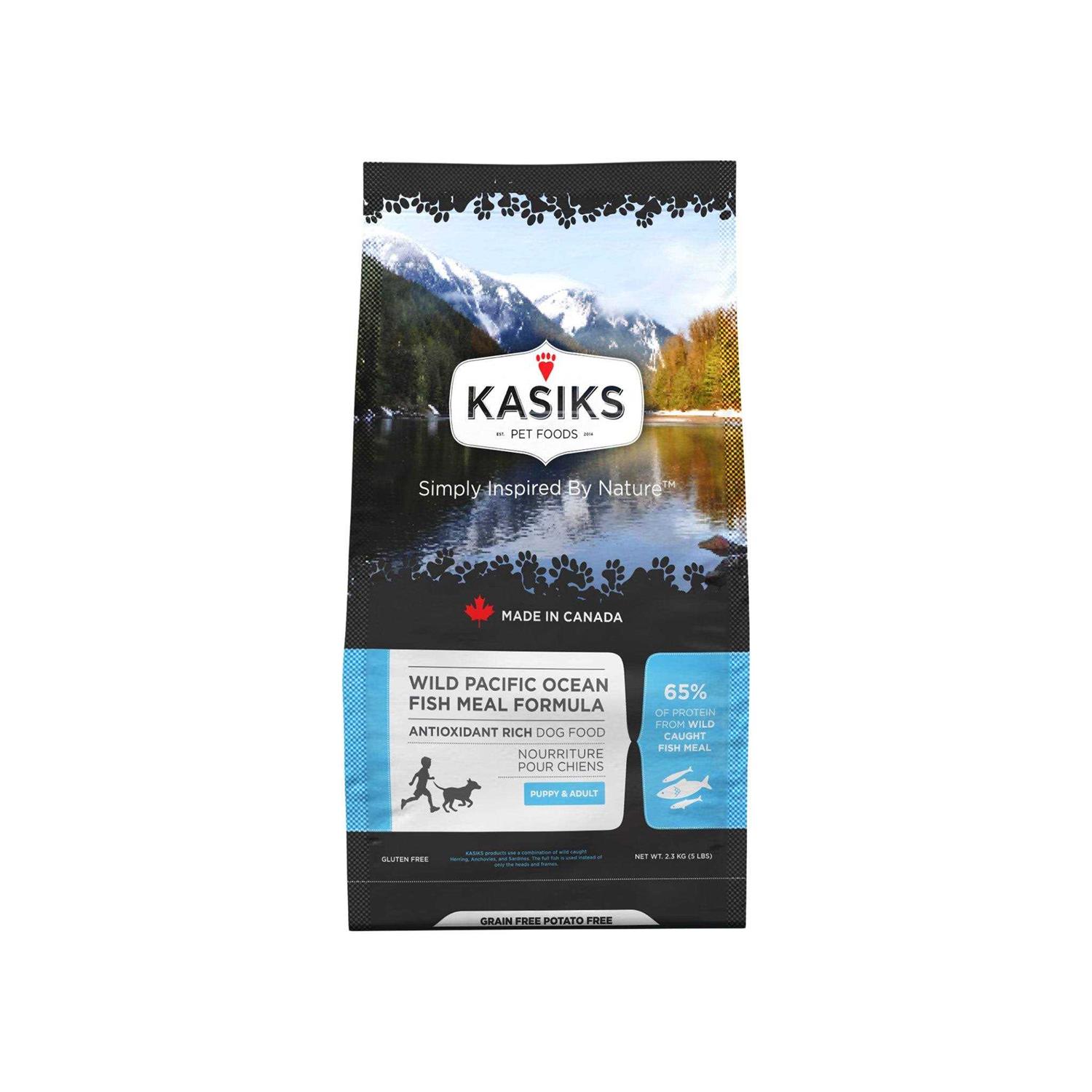 Kasiks Wild Pacific Ocean Fish Meal Formula Grain-Free Dry Dog Food