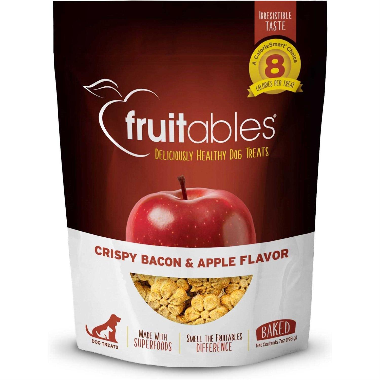 Fruitables Crispy Bacon Apple Dog Treats