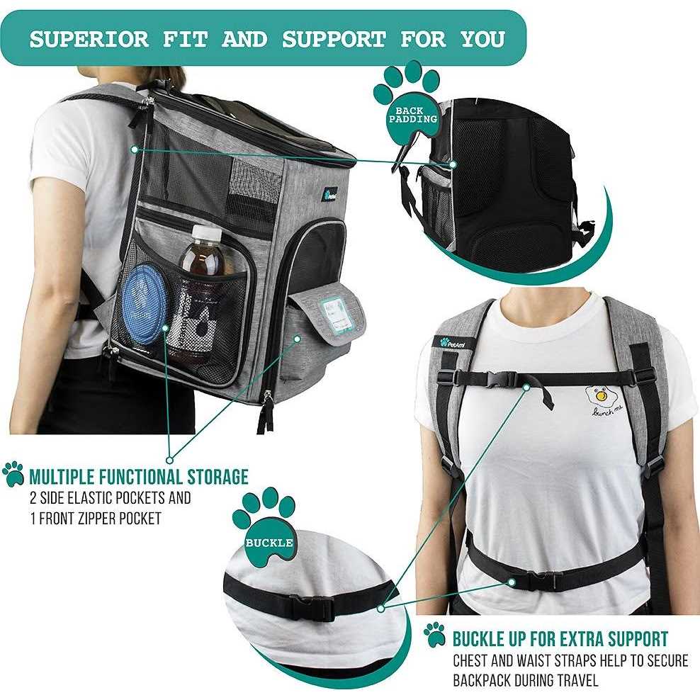 PetAmi Airline Approved Pet Carrier Backpack