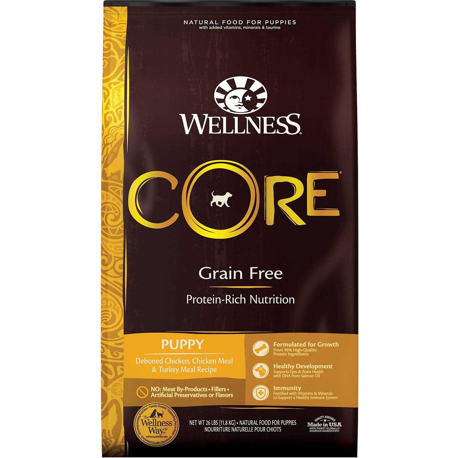 Wellness CORE Grain Free Puppy Chicken & Turkey Dry Dog Food