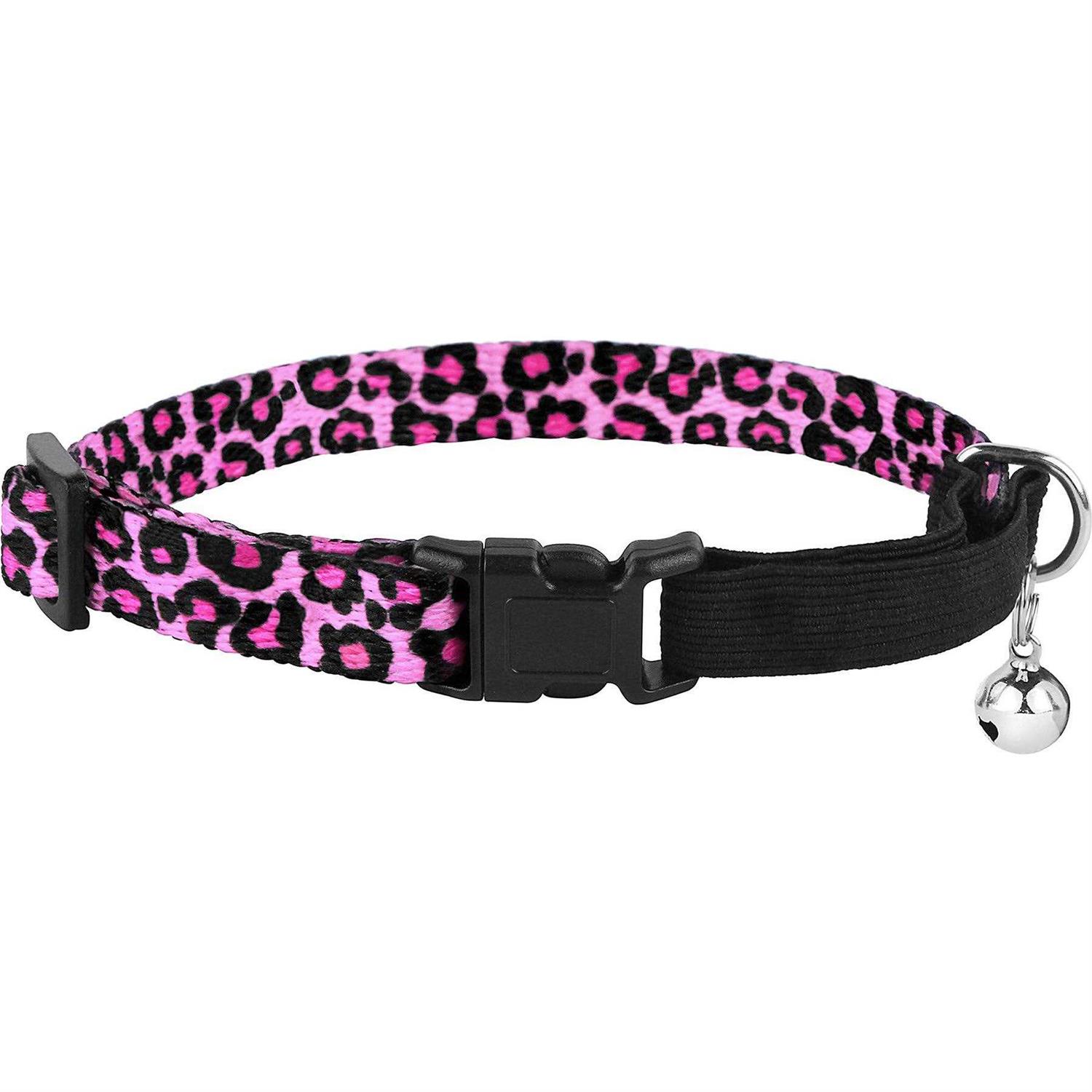 CollarDirect Breakaway Cat Collar Print Safety Collars for Cats Kitten with Bell Elastic Strap Adjustable Size 7-11 Inch