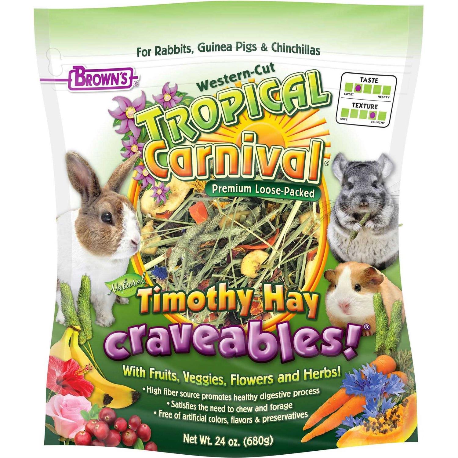 Brown’s Tropical Carnival Timothy Hay Craveables