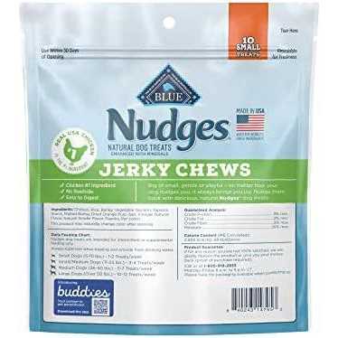 Blue Buffalo Nudges Jerky Chews Natural Dog Treats