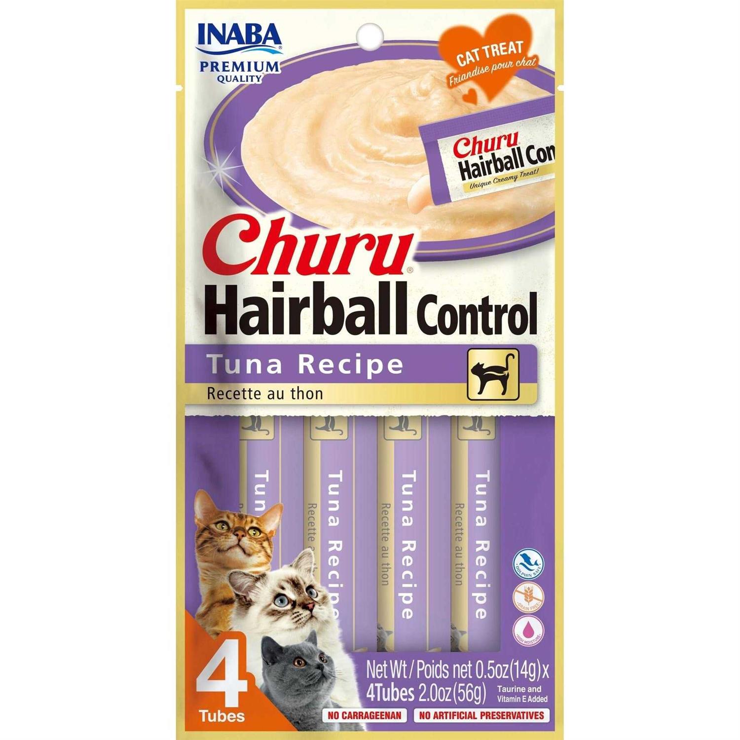 Inaba Churu Hairball Control Cat Treat Tuna